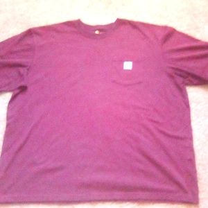 Carhartt Short Sleeve Man Round Neck Casual T Boho Shirt Vintage Size XXL